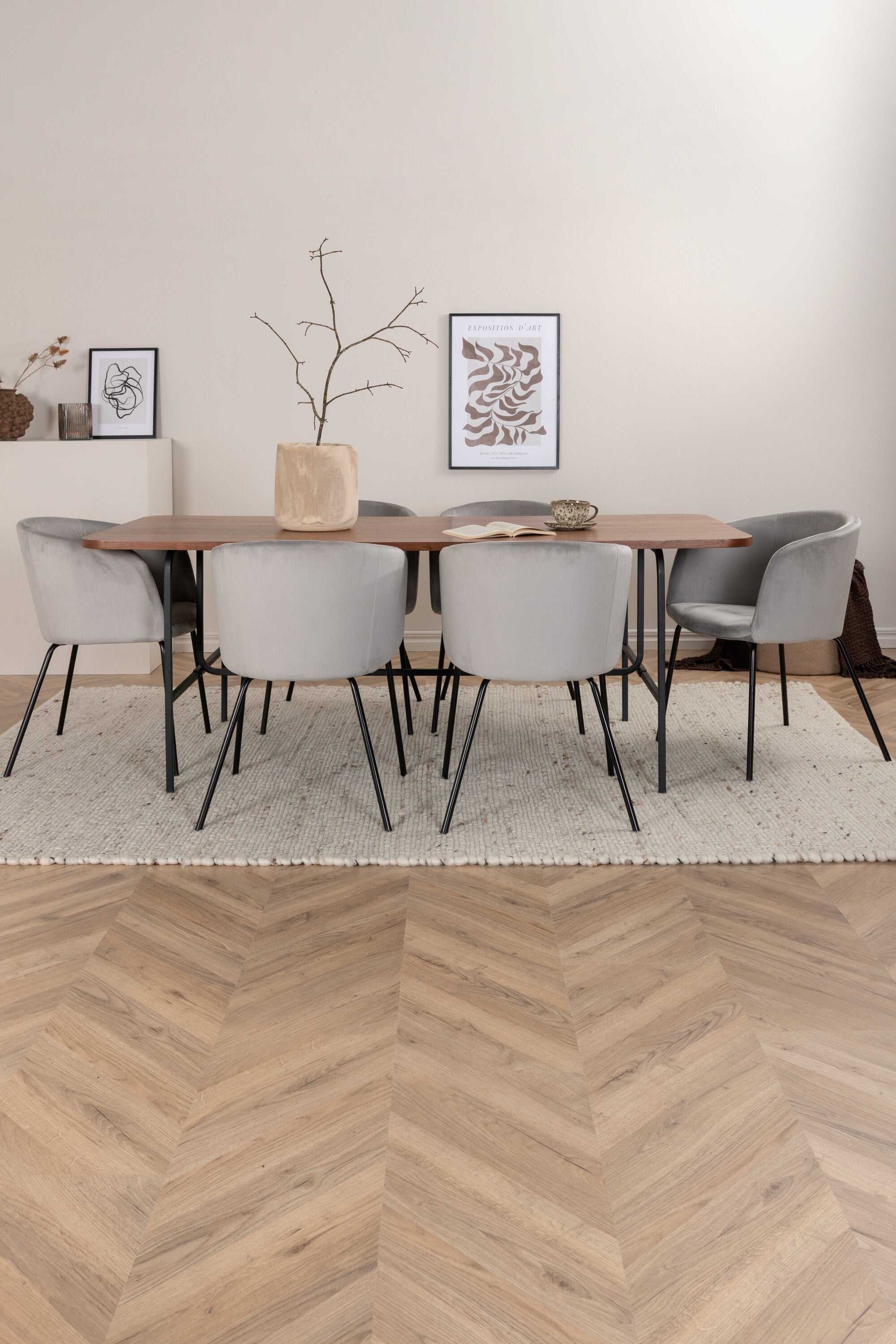 s_gr22393__10 Uno Rechteckiges Esszimmer Set Rechteckiges Essgruppen Set