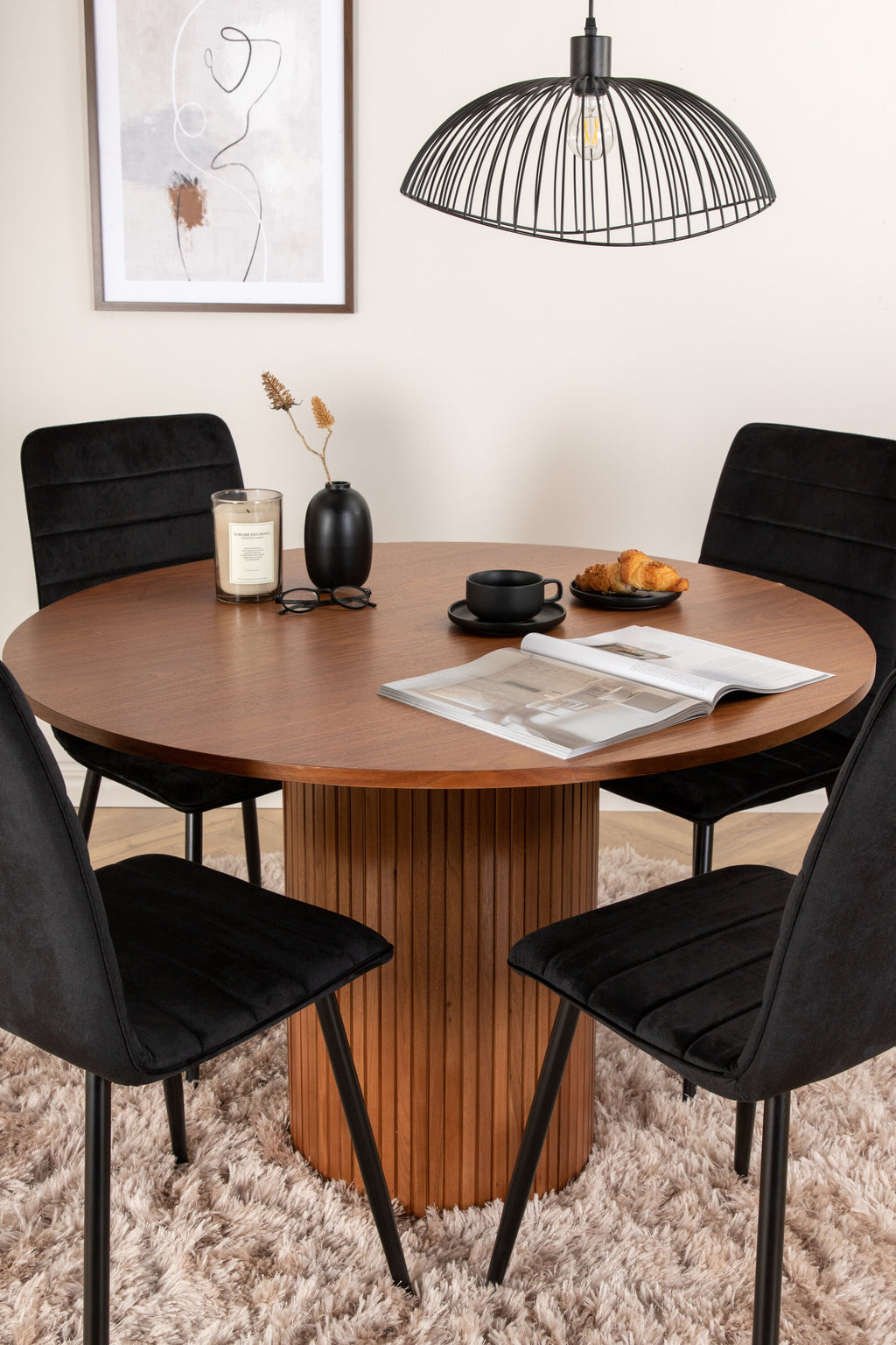 s_gr22496__11 Bianca Runder Esstisch Set Rundes Essgruppen Set