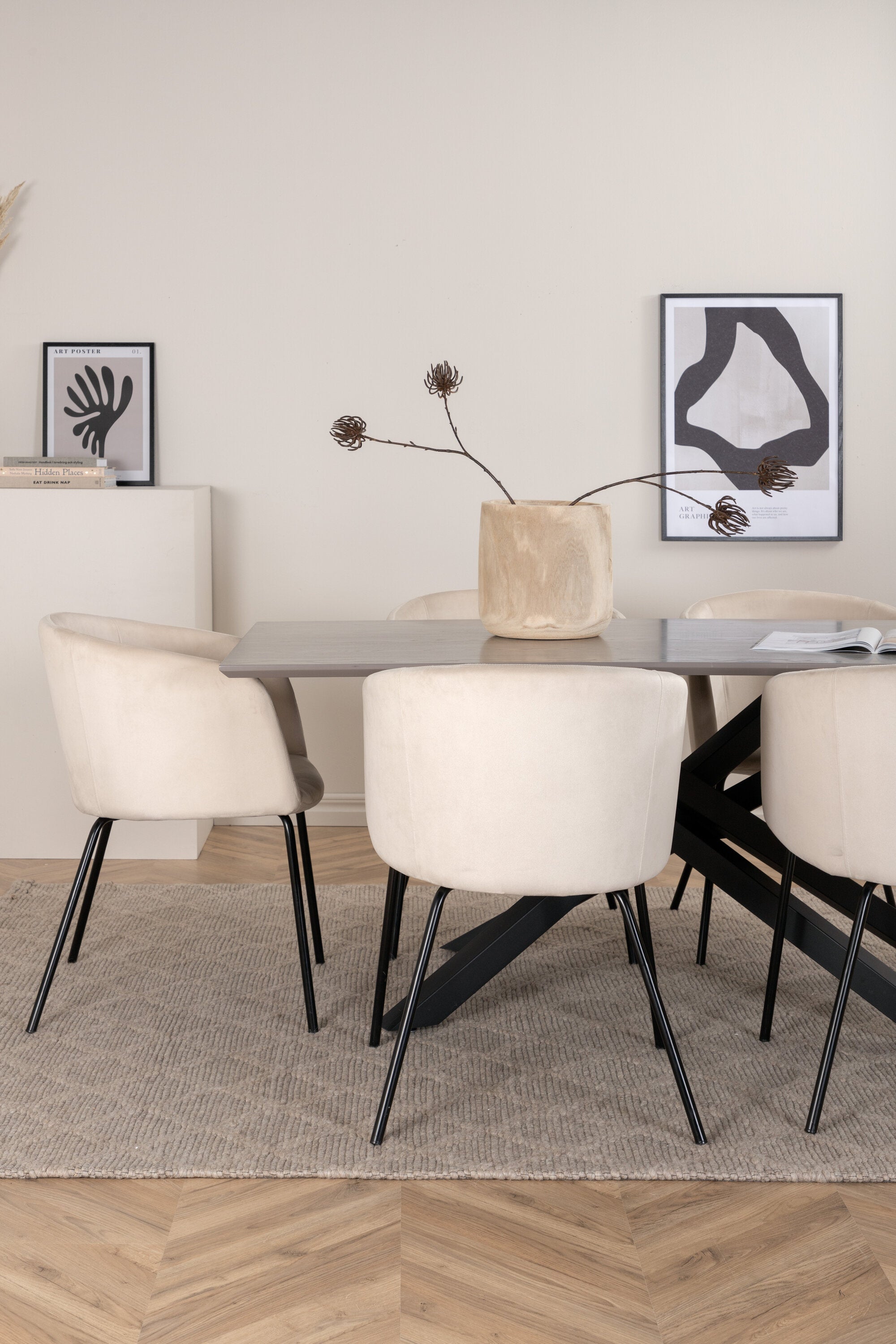 s_gr22514__12 Piazza Rechteckiger Esstisch Set Rechteckiges Essgruppen Set