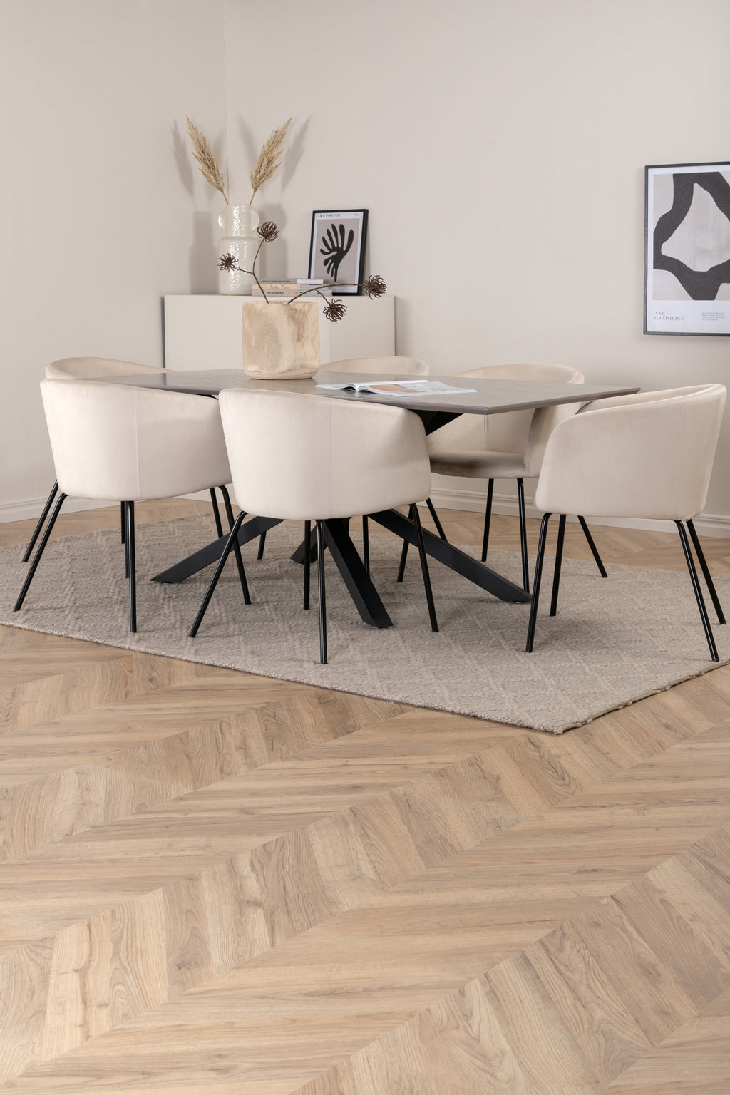 s_gr22514__13 Piazza Rechteckiger Esstisch Set Rechteckiges Essgruppen Set