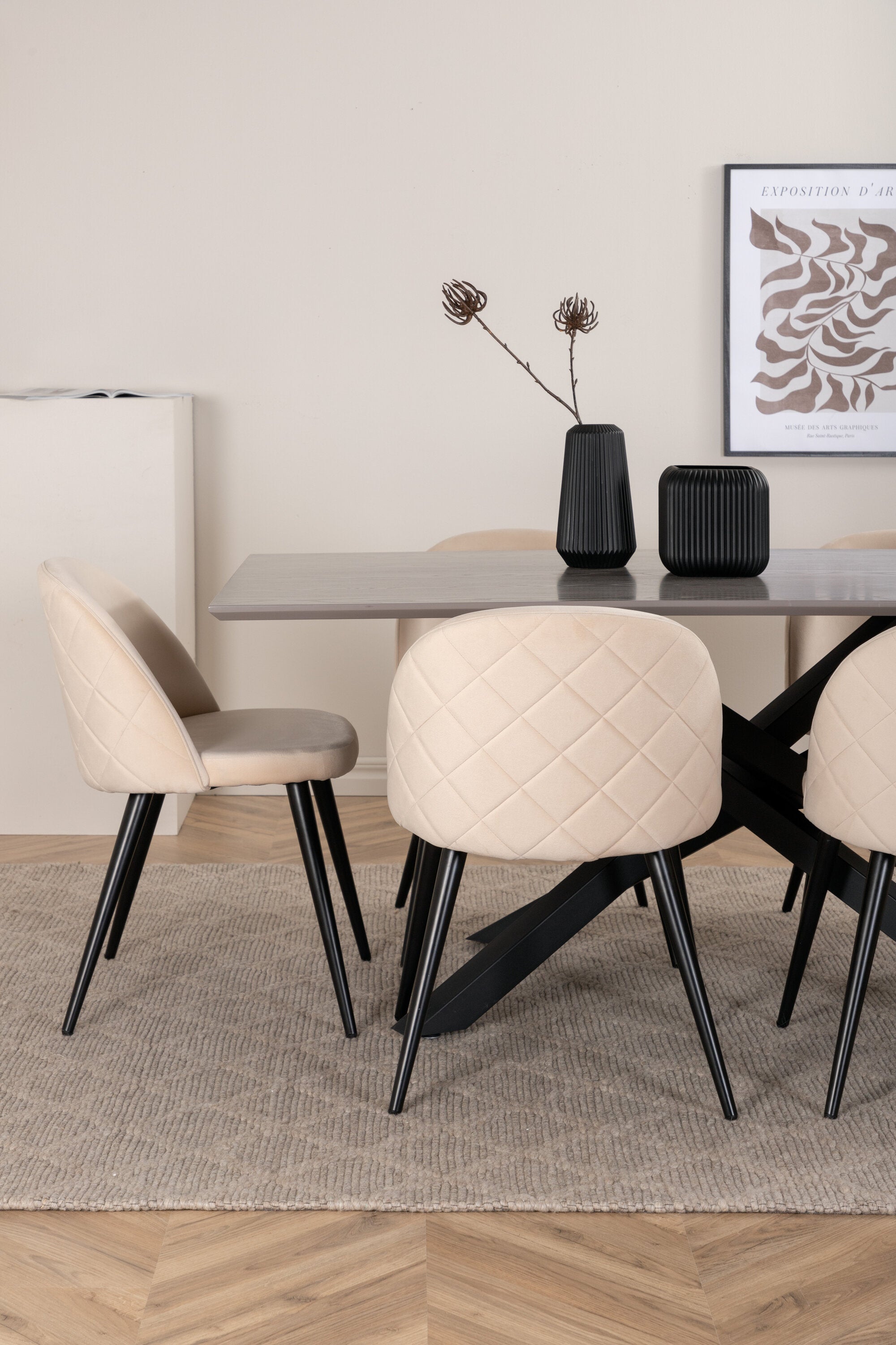 s_gr22516__12 Piazza Rechteckiger Esstisch Set Rechteckiges Essgruppen Set