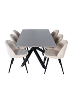 s_gr22516__2 Piazza Rechteckiger Esstisch Set Rechteckiges Essgruppen Set