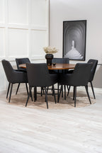 s_gr23961__10 Esszimmer Set Copenhagen Mit Comfort Stühlen Rundes Essgruppen Set