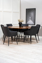 s_gr23961__11 Esszimmer Set Copenhagen Mit Comfort Stühlen Rundes Essgruppen Set