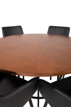 s_gr23961__2 Esszimmer Set Copenhagen Mit Comfort Stühlen Rundes Essgruppen Set