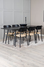 s_gr23966__11 Essgruppe Gold Mit Stühlen Polly Rechteckiges Essgruppen Set