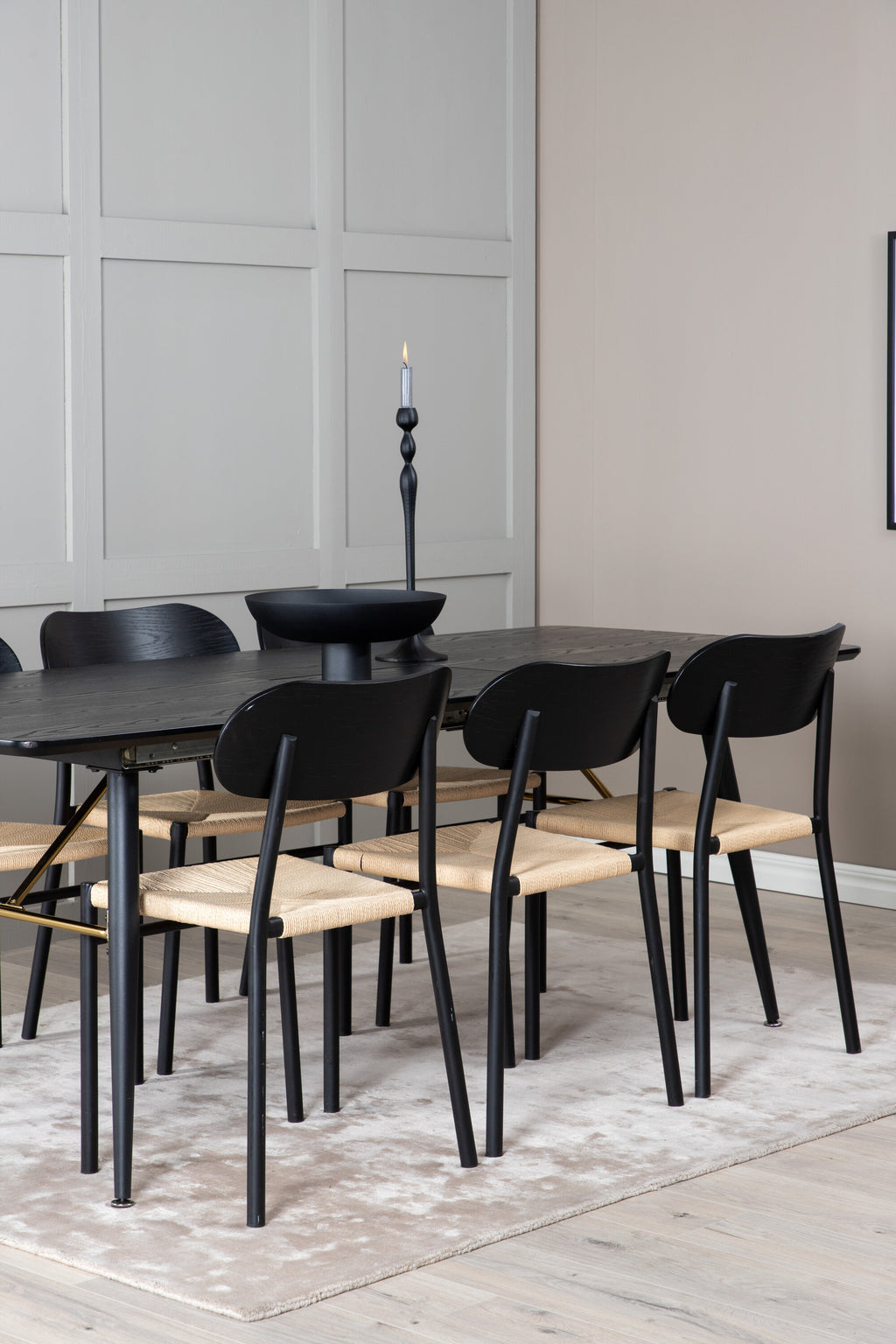 s_gr23966__12 Essgruppe Gold Mit Stühlen Polly Rechteckiges Essgruppen Set