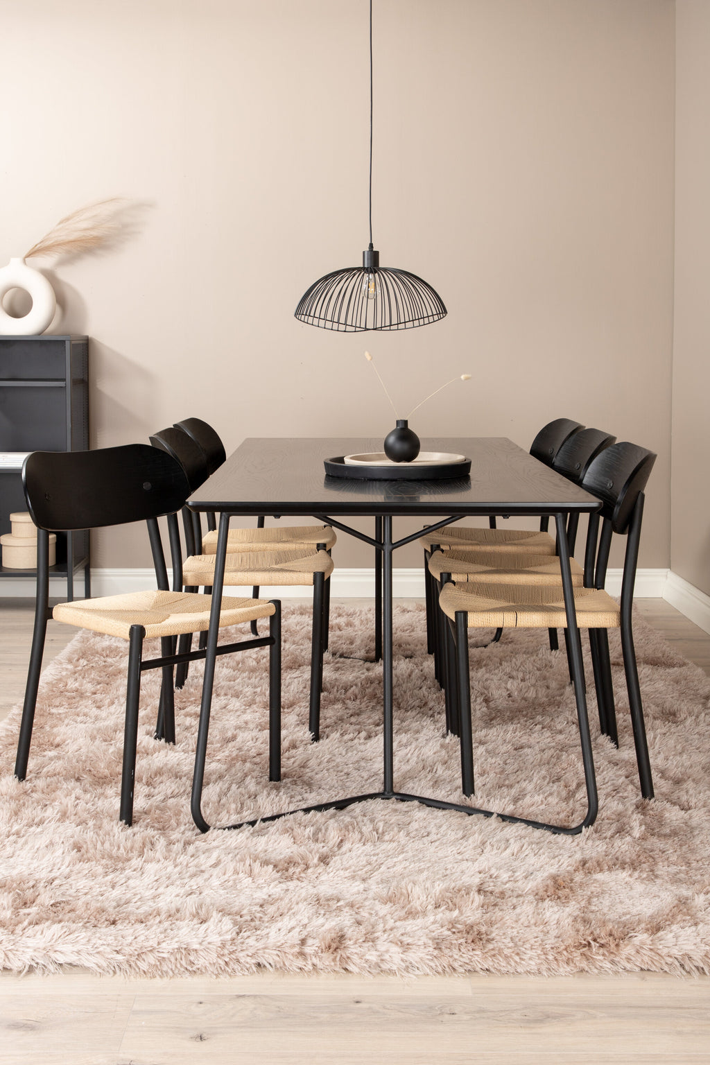 s_gr23976__10 Dining Set Petra Mit Stühlen Polly Rechteckiges Essgruppen Set Default Title