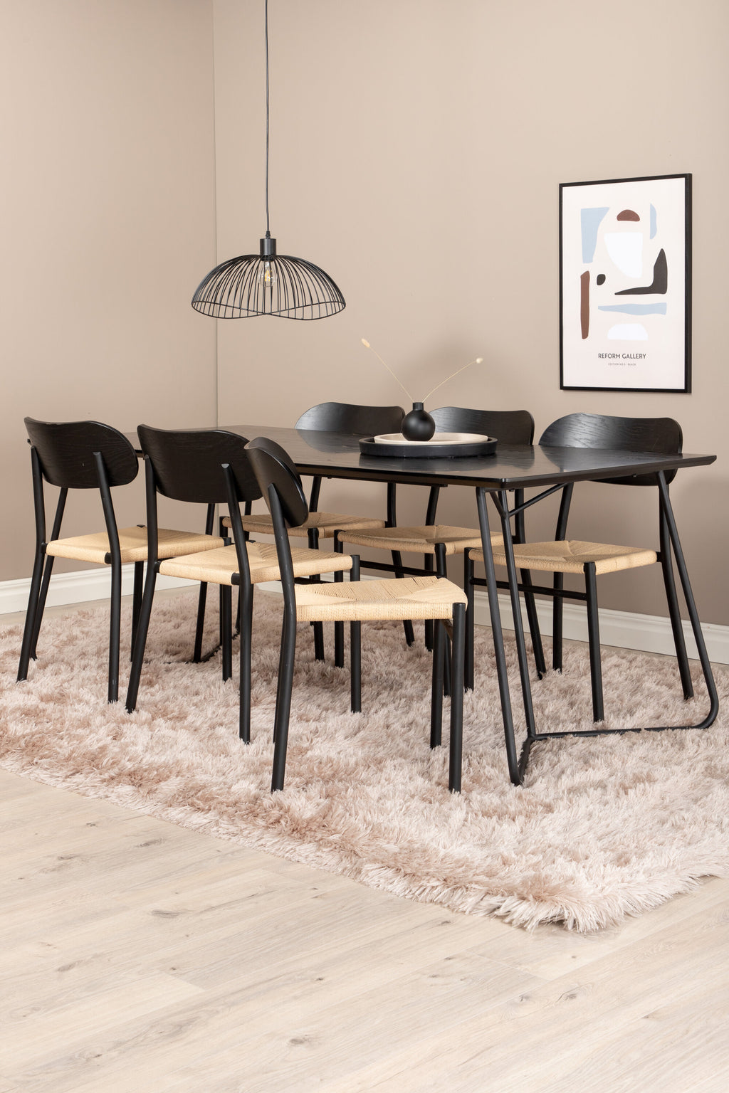 s_gr23976__11 Dining Set Petra Mit Stühlen Polly Rechteckiges Essgruppen Set