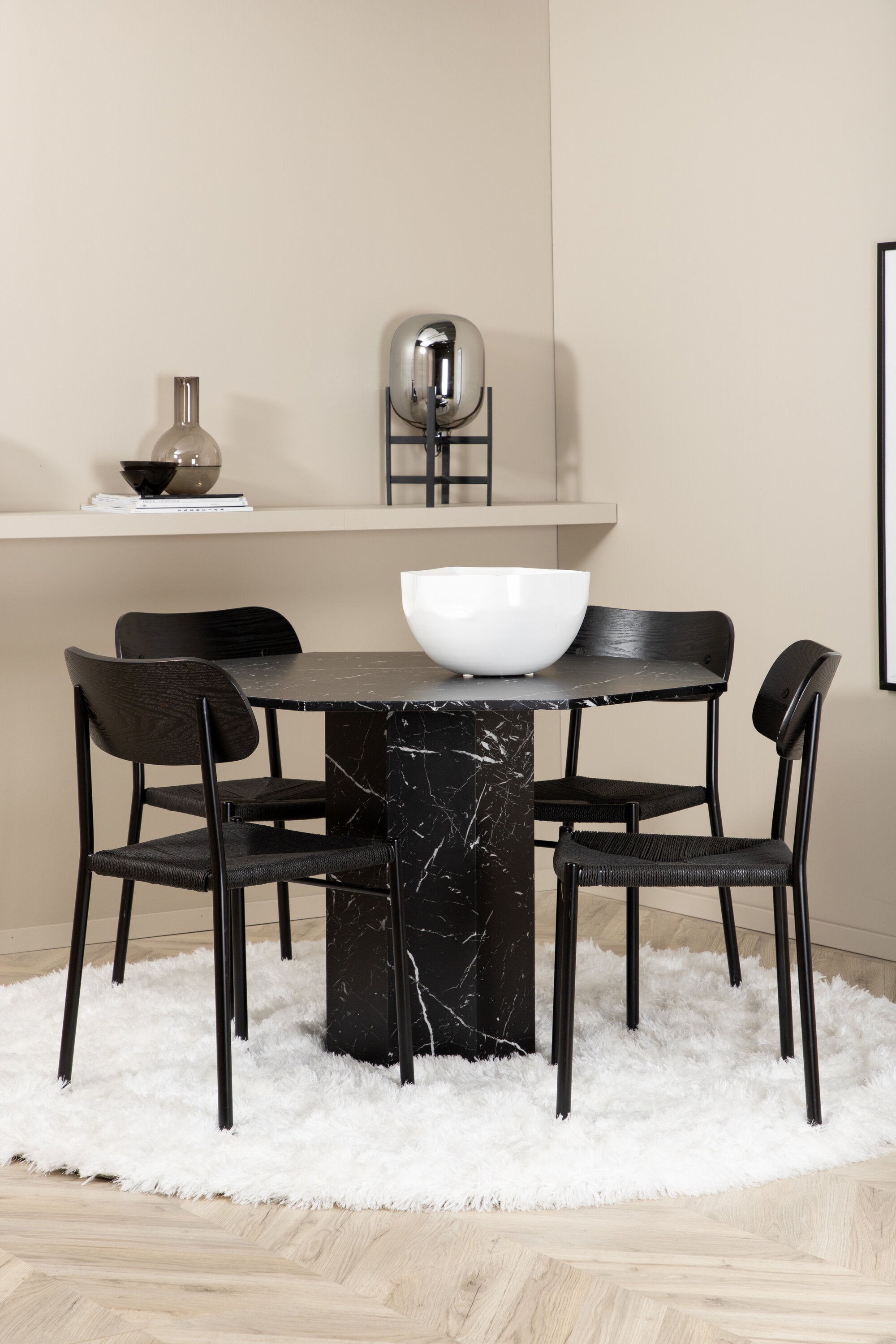 s_gr23977__10 Esszimmer Set Marbs Mit Stühlen Polly Rundes Essgruppen Set Default Title