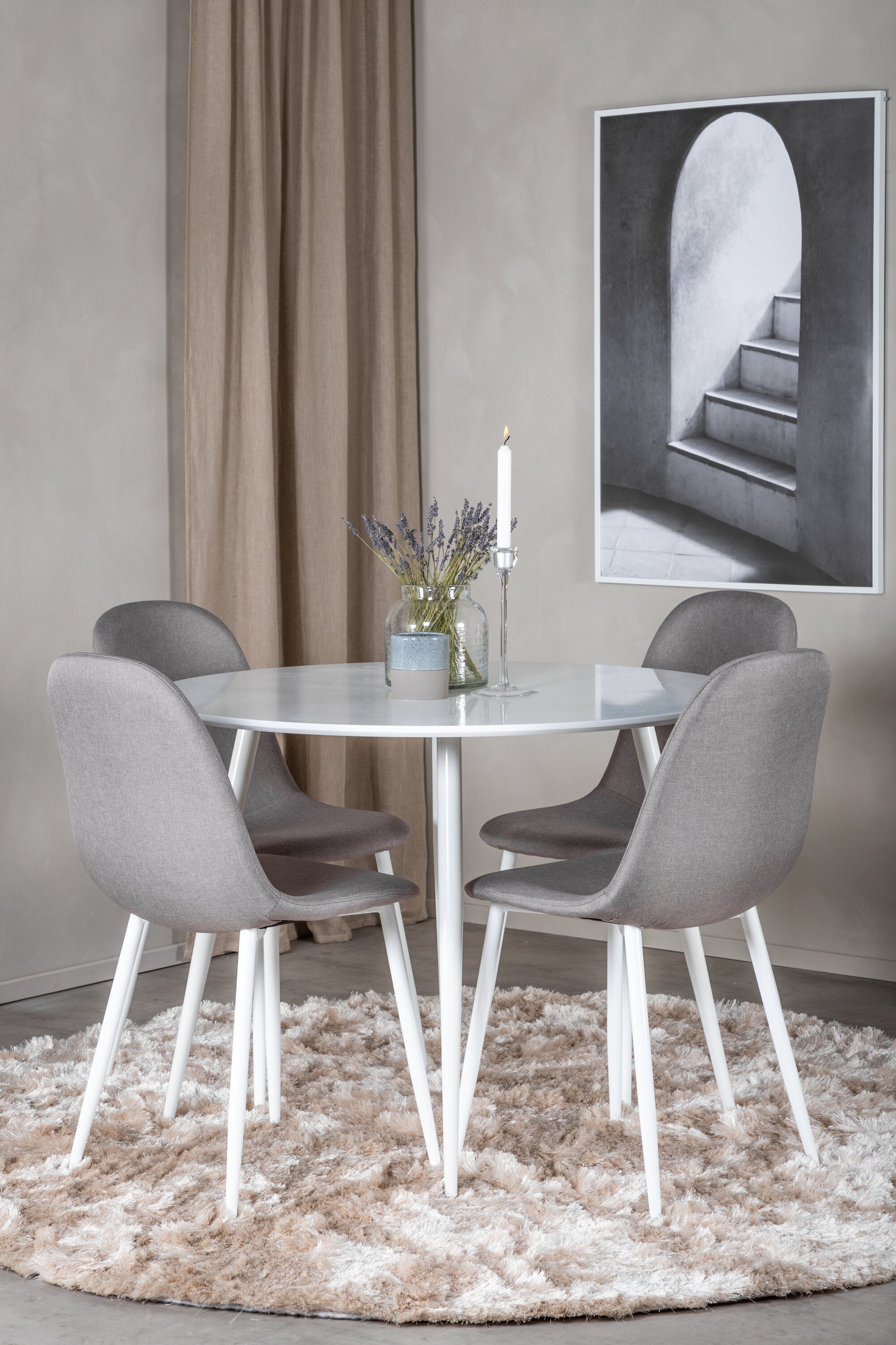 s_gr23991__11 Essgruppe Plaza Mit Stühlen Polar Rundes Essgruppen Set