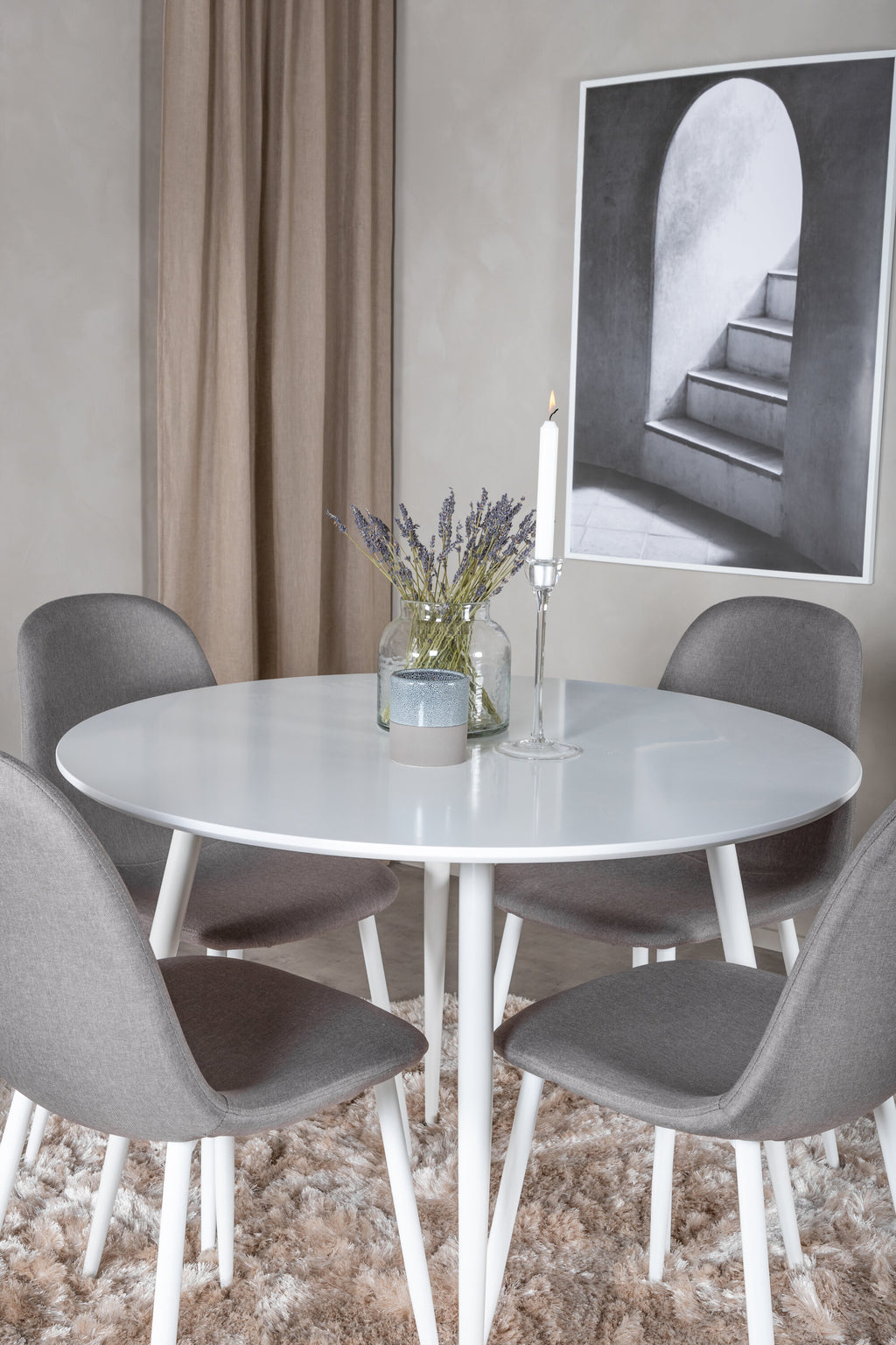 s_gr23991__13 Essgruppe Plaza Mit Stühlen Polar Rundes Essgruppen Set