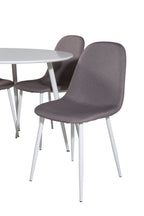 s_gr23991__3 Essgruppe Plaza Mit Stühlen Polar Rundes Essgruppen Set