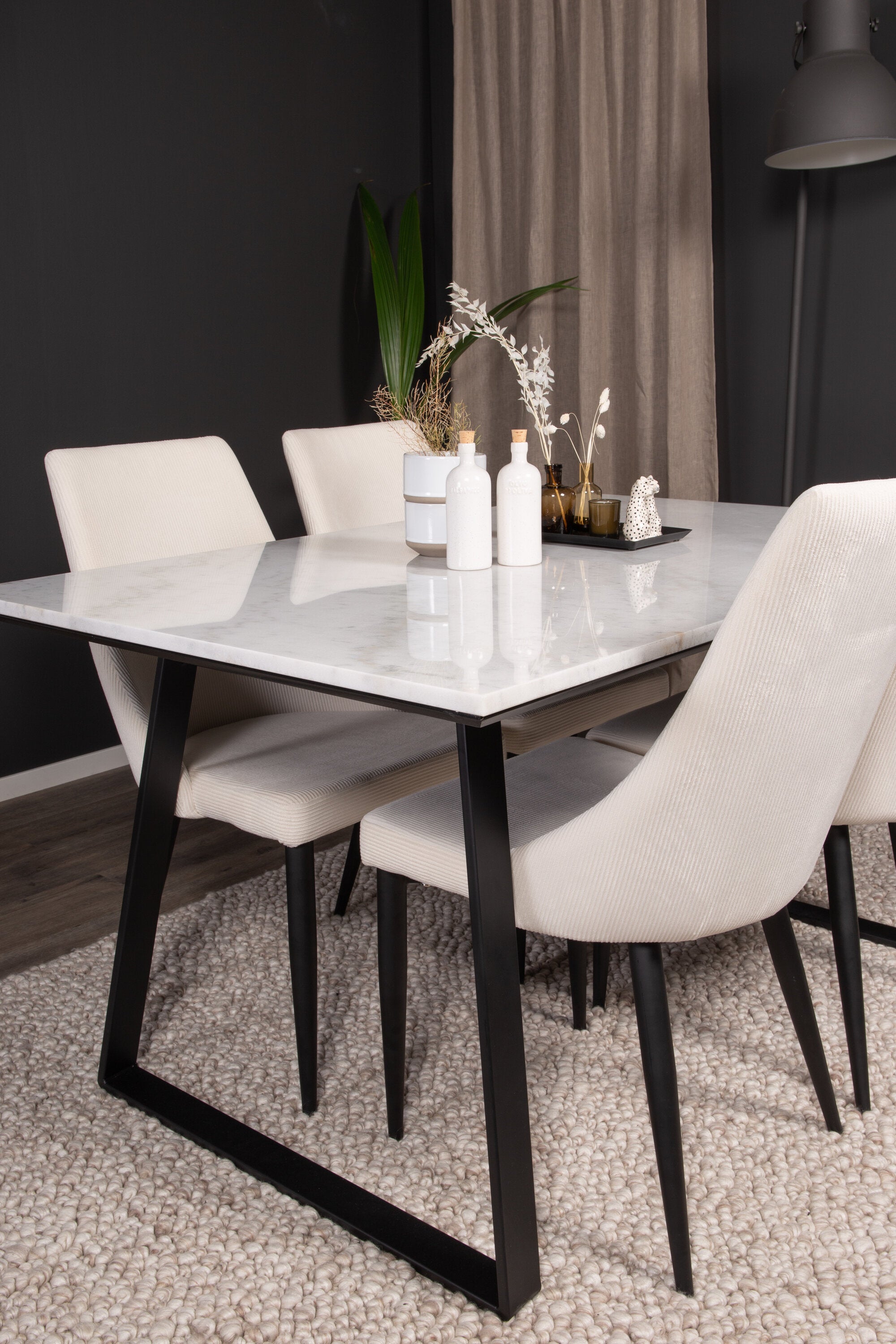 s_gr24013__10 Dining Set Estelle Mit Stühlen Leone Rechteckiges Essgruppen Set