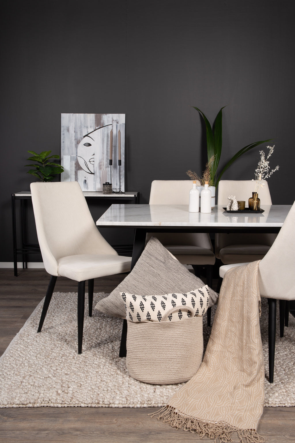 s_gr24013__13 Dining Set Estelle Mit Stühlen Leone Rechteckiges Essgruppen Set