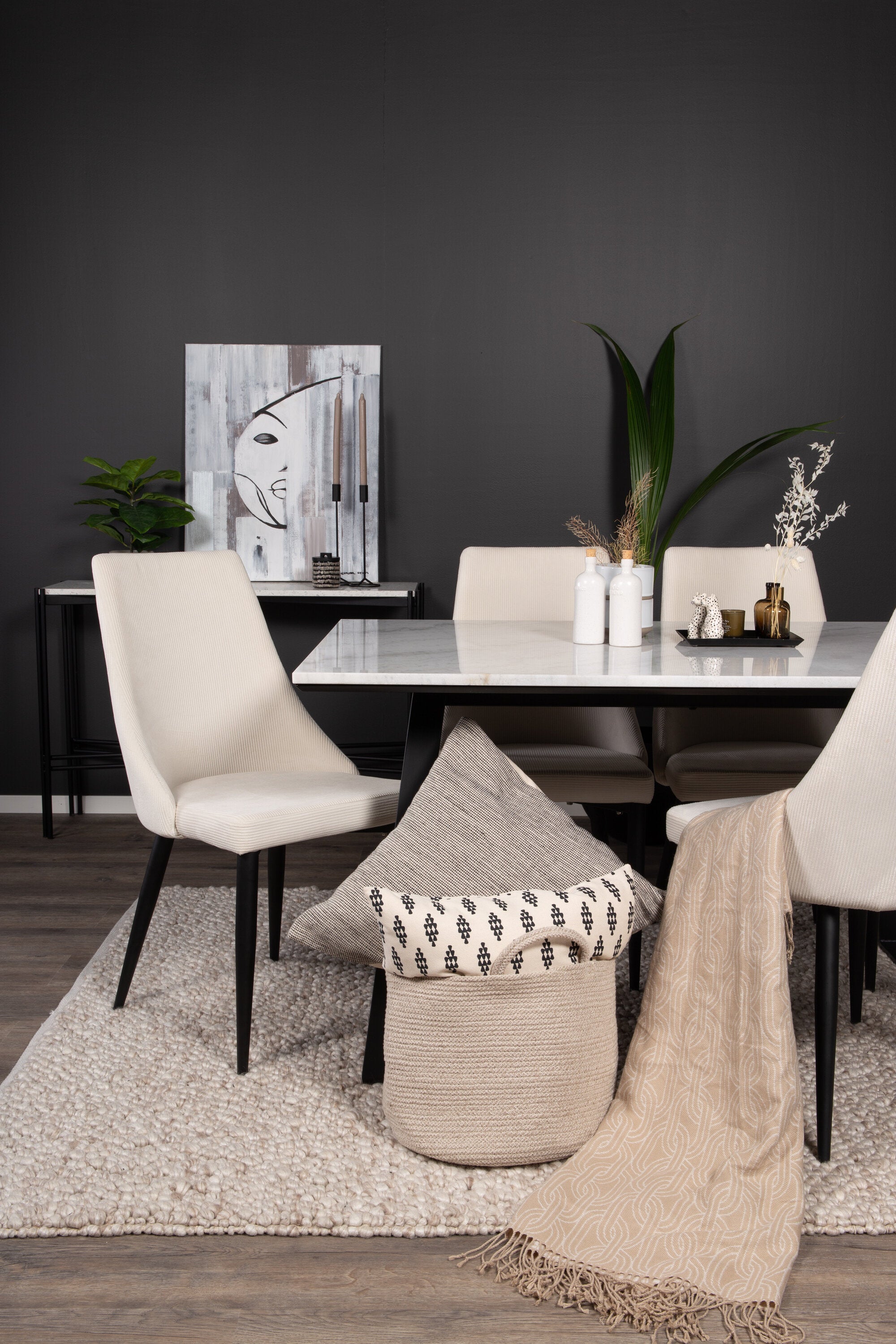 s_gr24013__13 Dining Set Estelle Mit Stühlen Leone Rechteckiges Essgruppen Set