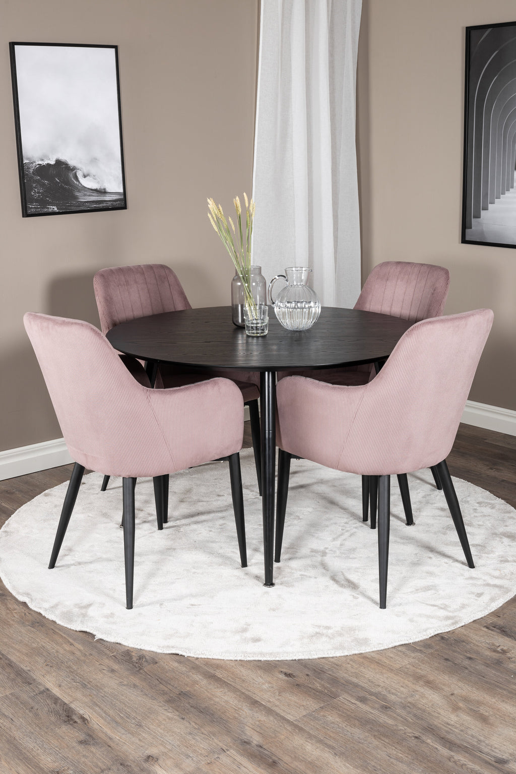 Dipp Esstisch-Set mit Comfort-Stühlen