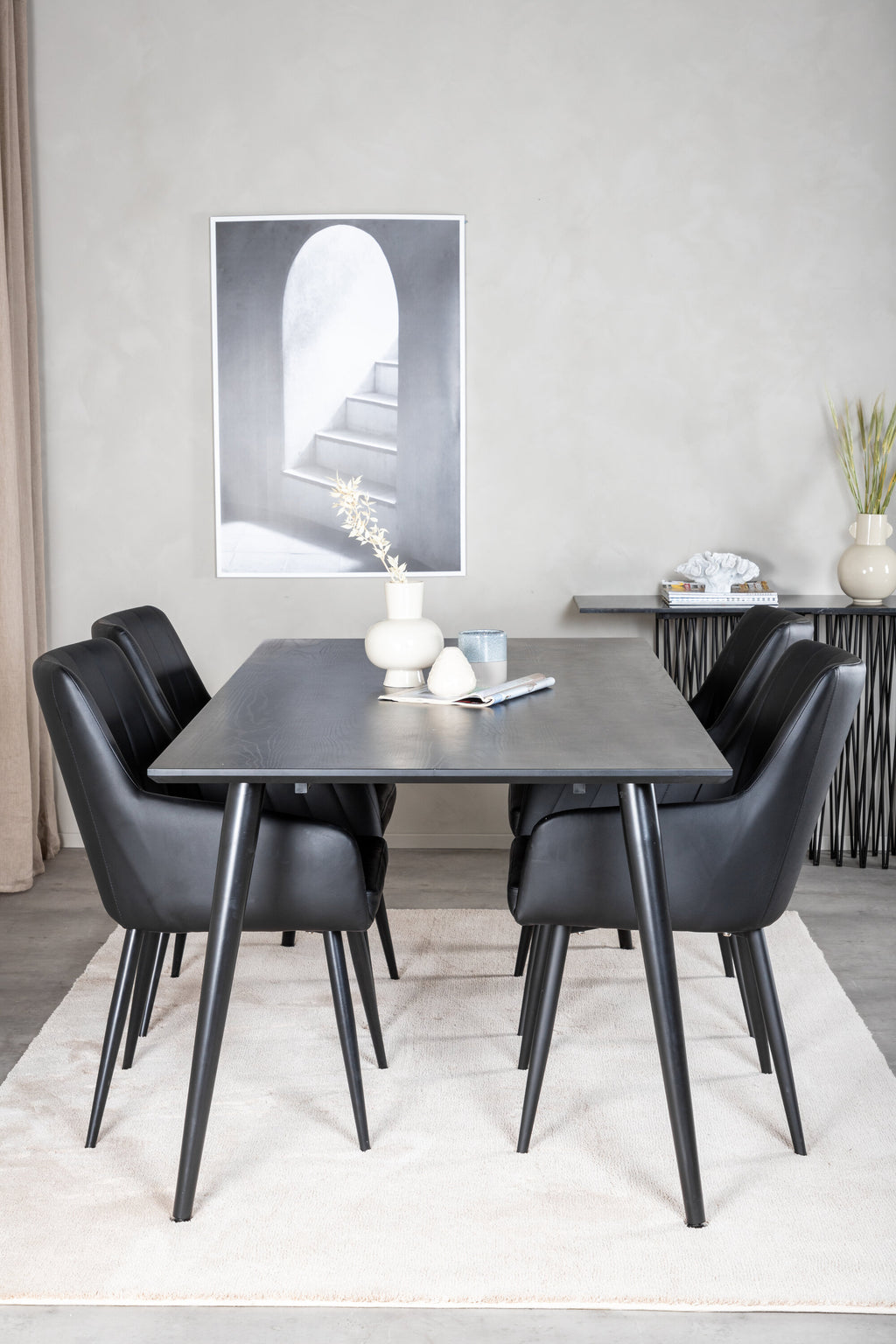 Dipp Esstisch-Set mit Comfort-Stühlen