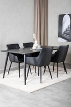 Dipp Esstisch-Set mit Comfort-Stühlen