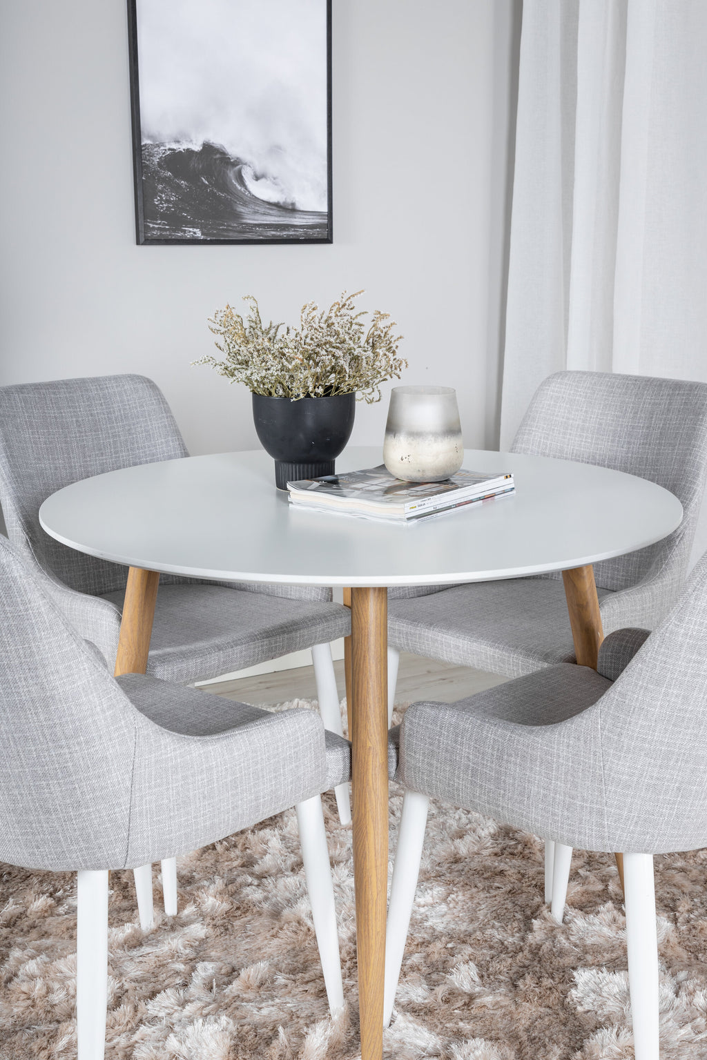 s_gr24073__13 Dining Set Plaza Mit Stühlen Plaza Rundes Essgruppen Set