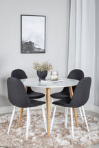 s_gr24074__10 Esszimmer Set Plaza Mit Stühlen Polar Rundes Essgruppen Set Default Title
