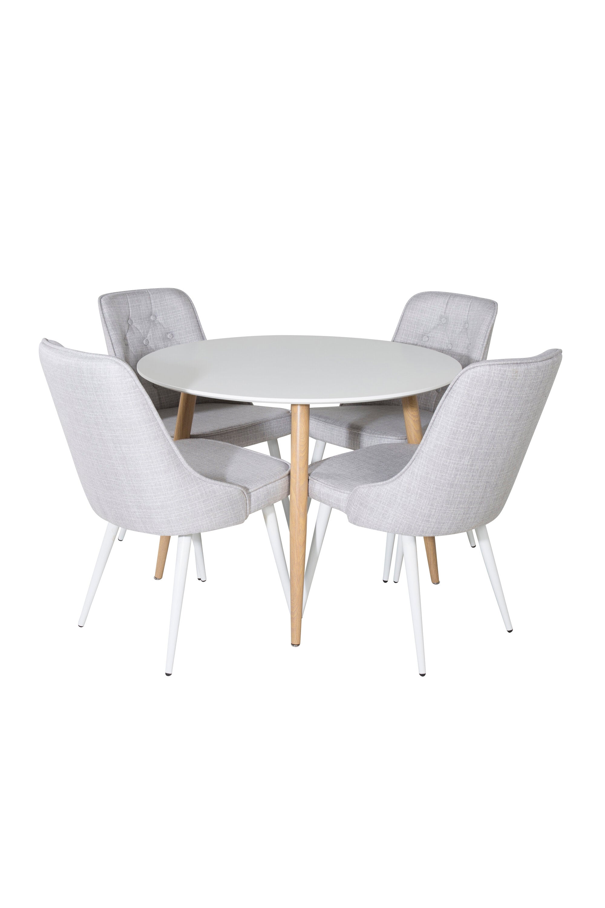 s_gr24077__1 Esszimmer Set Plaza Mit Stühlen Velvet Deluxe Rundes Essgruppen Set Default Title