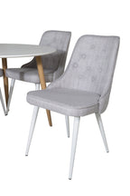 s_gr24077__3 Esszimmer Set Plaza Mit Stühlen Velvet Deluxe Rundes Essgruppen Set