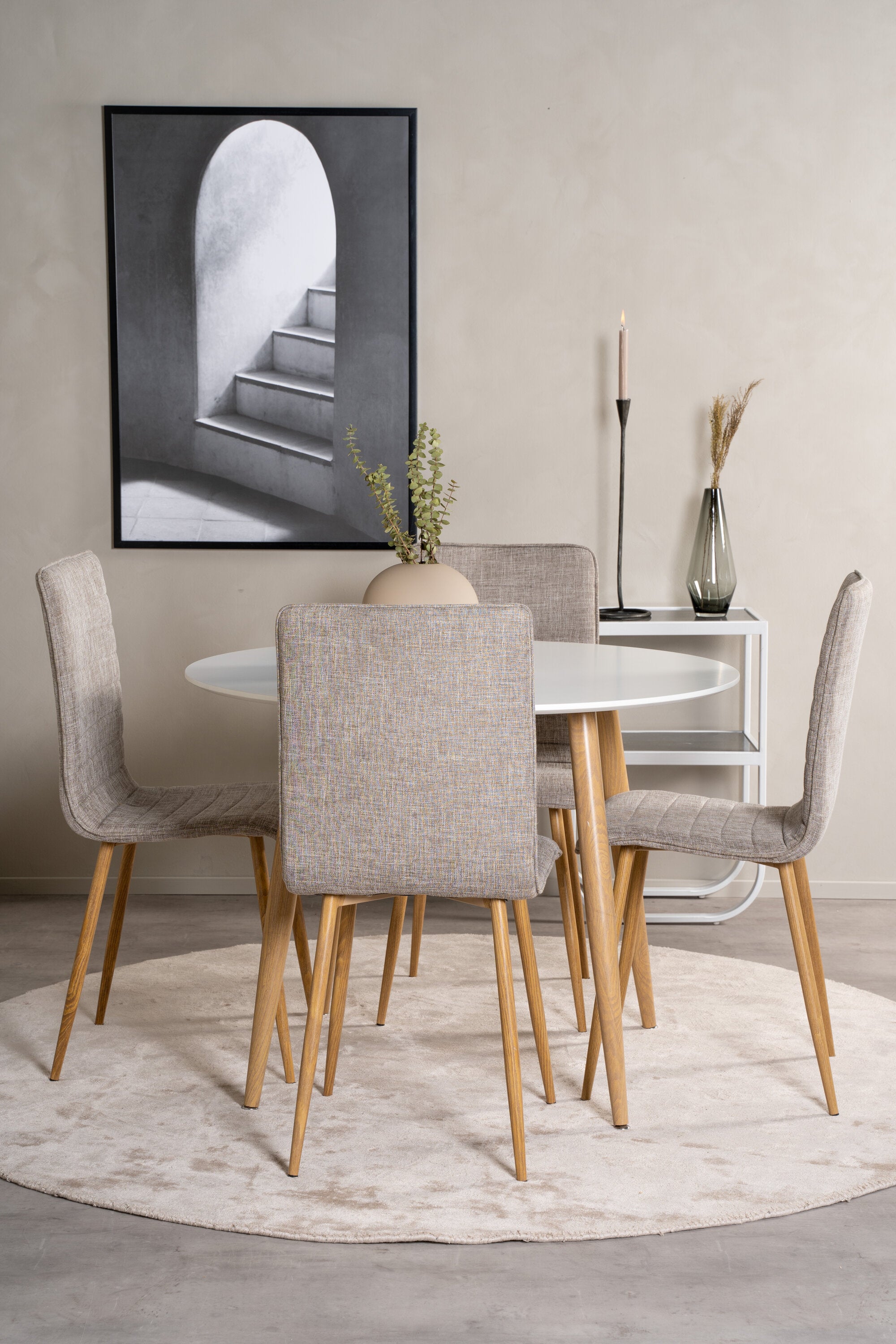 s_gr24078__10 Dining Set Plaza Mit Stühlen Windu Rundes Essgruppen Set