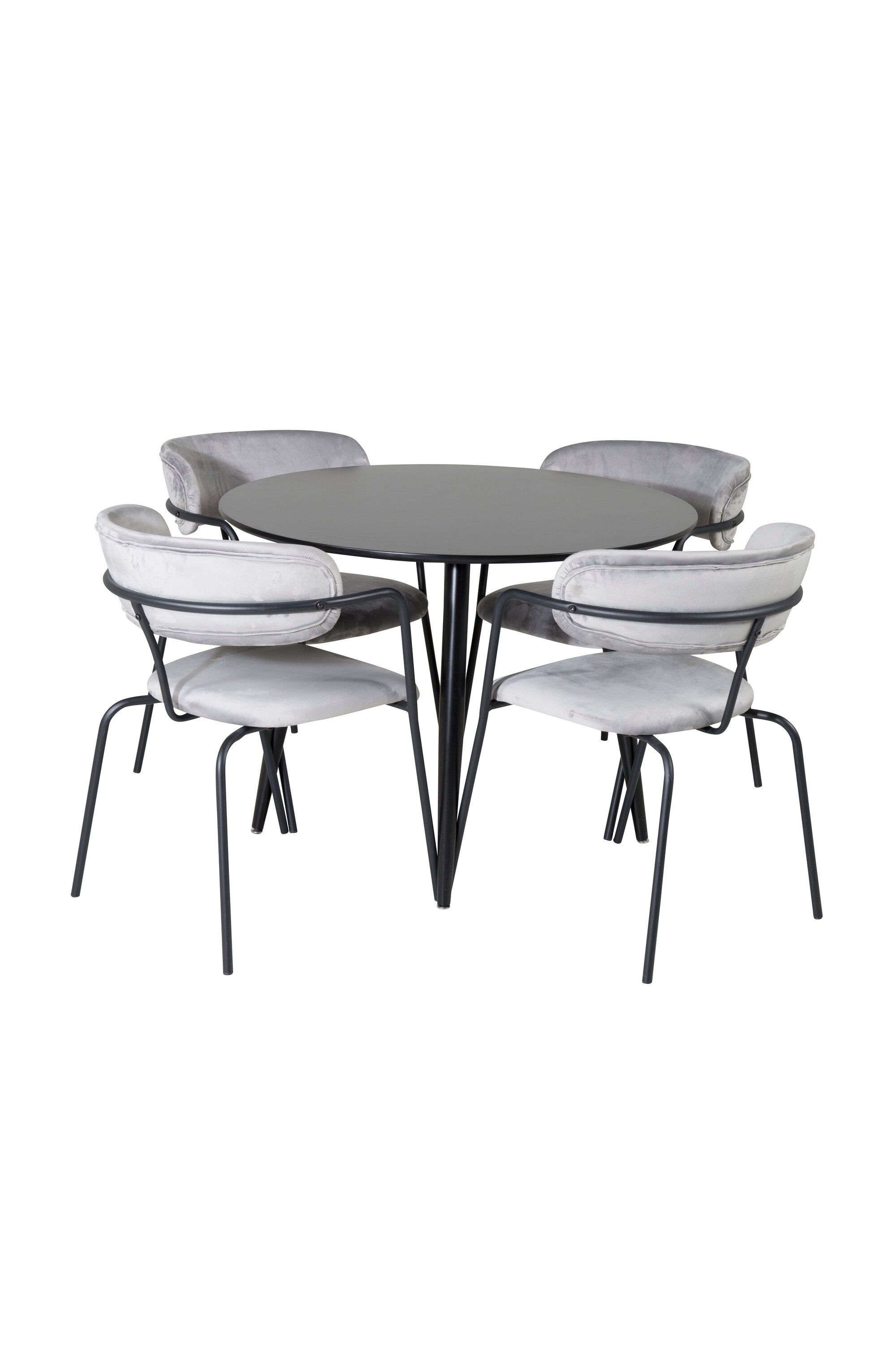 s_gr24111__1 Esszimmer Set Plaza Mit Stühlen Arrow Rundes Essgruppen Set Default Title