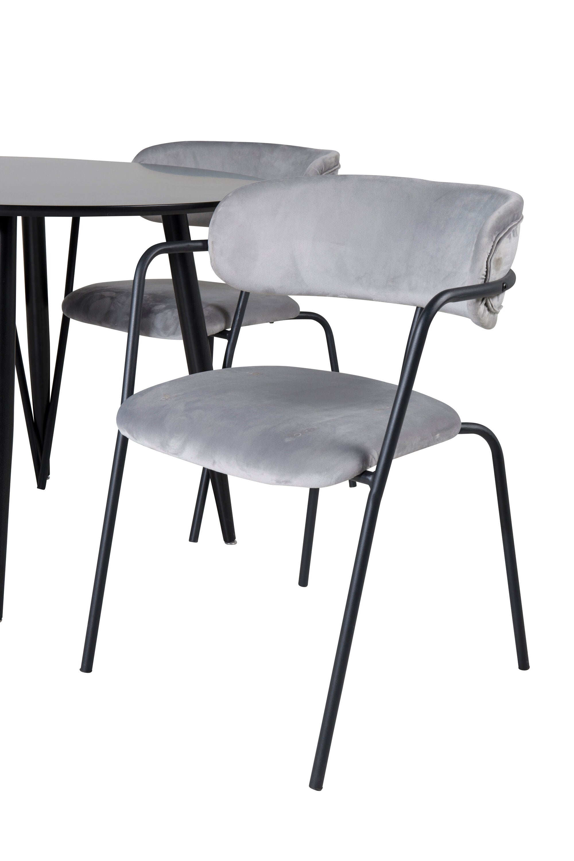 s_gr24111__3 Esszimmer Set Plaza Mit Stühlen Arrow Rundes Essgruppen Set