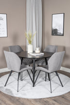 s_gr24114__10 Dining Set Plaza Mit Stühlen Gemma Rundes Essgruppen Set