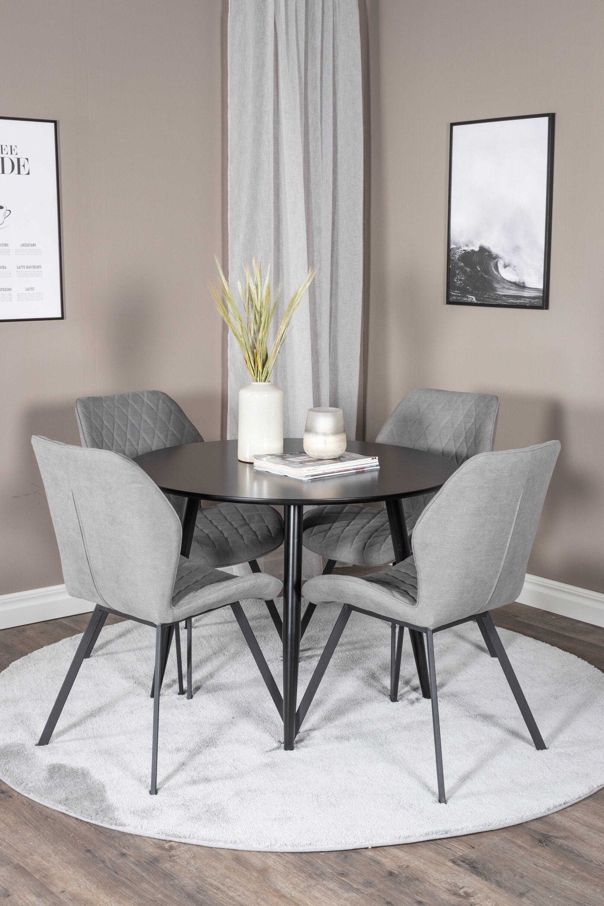 s_gr24114__10 Dining Set Plaza Mit Stühlen Gemma Rundes Essgruppen Set