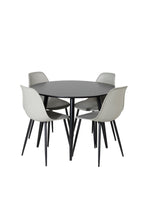 s_gr24120__1 Esszimmer Set Plaza Mit Stühlen Polar Rundes Essgruppen Set Default Title