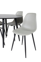 s_gr24120__3 Esszimmer Set Plaza Mit Stühlen Polar Rundes Essgruppen Set