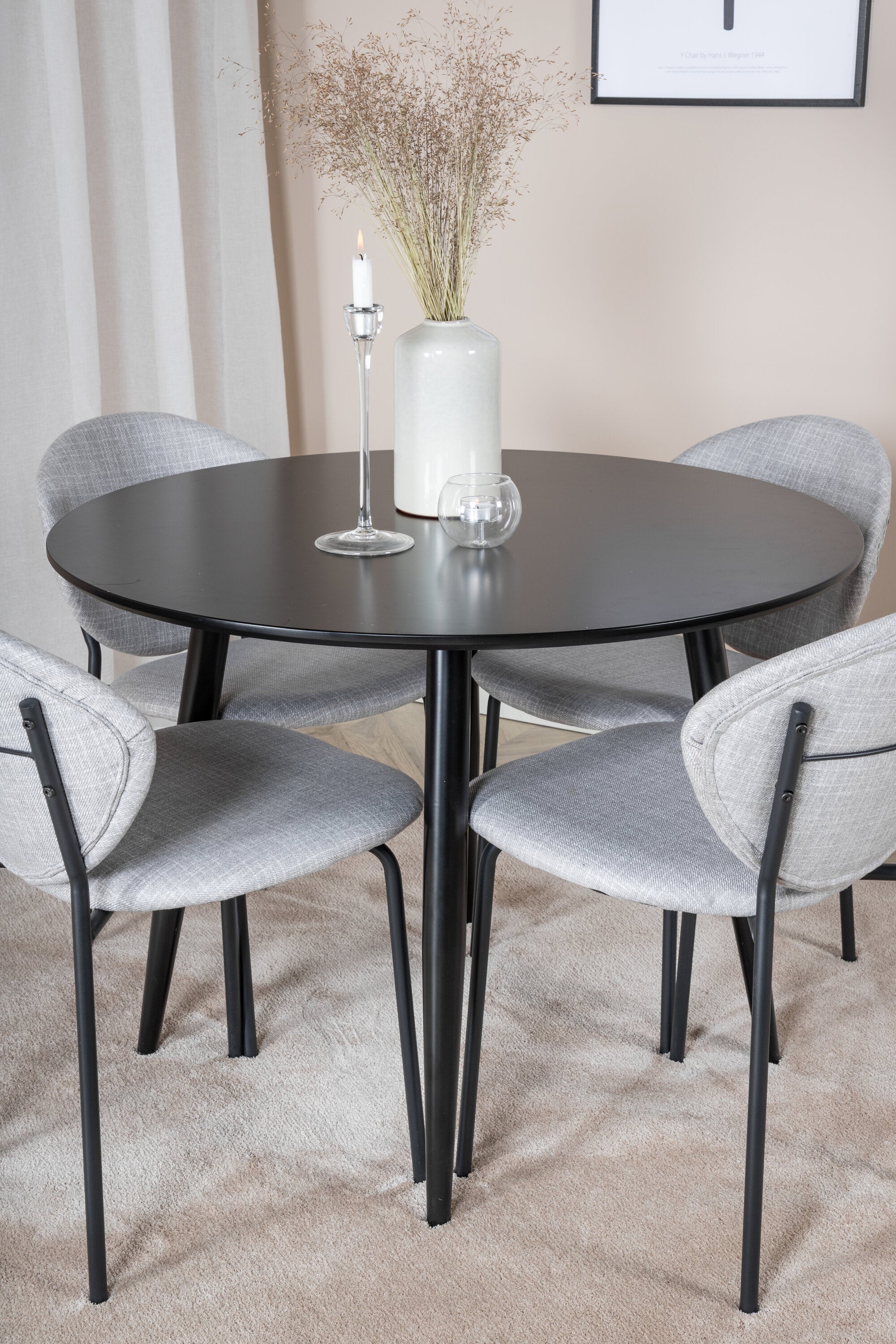 s_gr24121__13 Esszimmer Set Plaza Mit Stühlen Vault Rundes Essgruppen Set