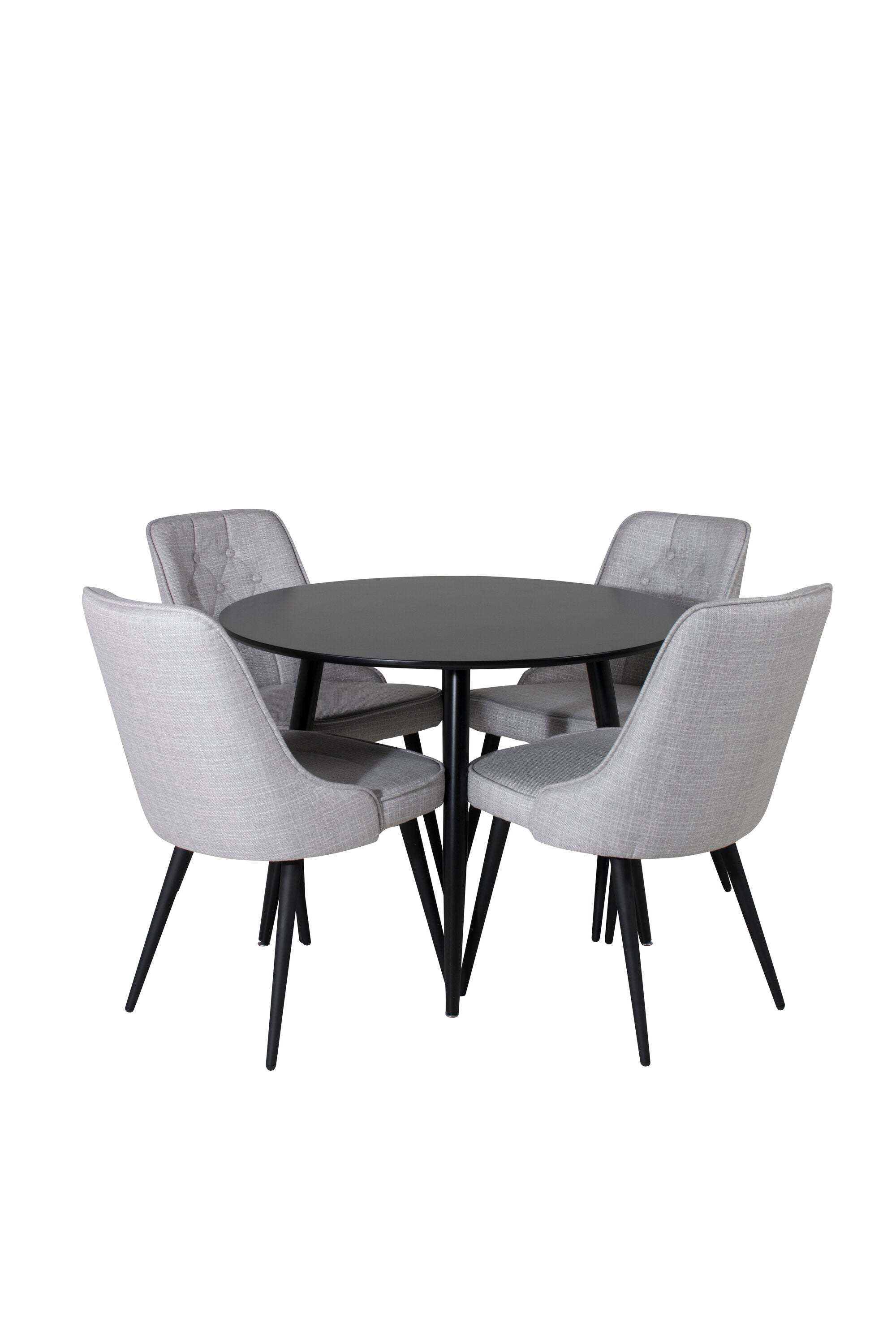 s_gr24122__1 Esszimmer Set Plaza Mit Stühlen Velvet Deluxe Rundes Essgruppen Set Default Title