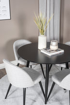 s_gr24124__13 Esszimmer Set Plaza Mit Samt Stühlen Rundes Essgruppen Set