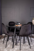 s_gr24136__11 Esszimmer Set Plaza Mit Polar Stühlen Rundes Essgruppen Set