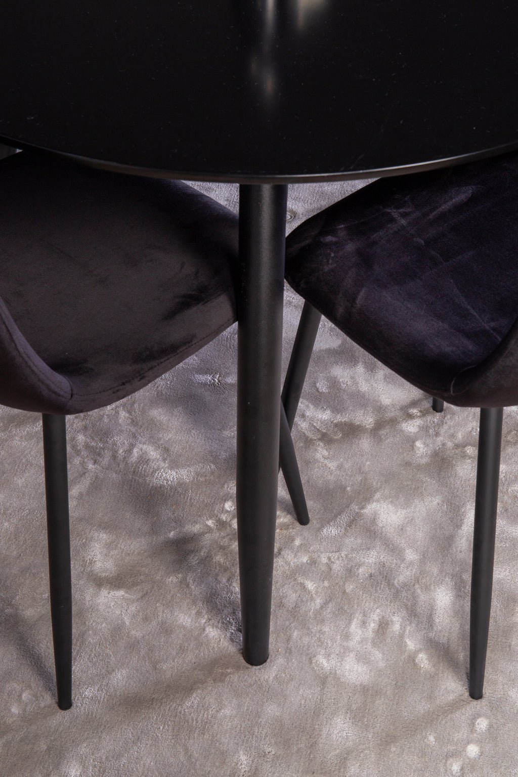 s_gr24136__14 Esszimmer Set Plaza Mit Polar Stühlen Rundes Essgruppen Set