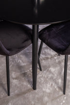 s_gr24136__14 Esszimmer Set Plaza Mit Polar Stühlen Rundes Essgruppen Set