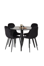 s_gr24136__2 Esszimmer Set Plaza Mit Polar Stühlen Rundes Essgruppen Set Default Title