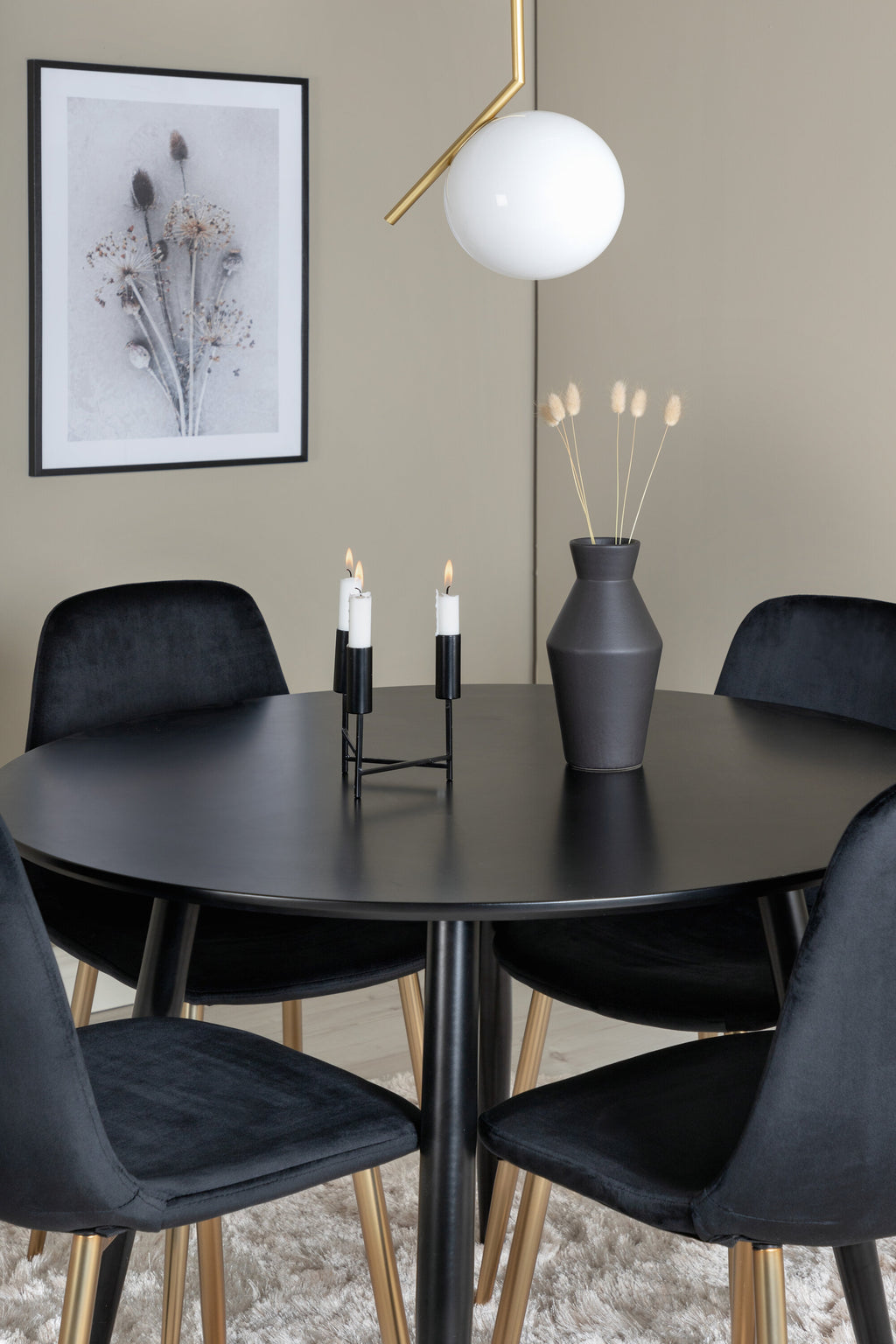 s_gr24138__11 Dining Set Plaza Mit Stühlen Polar Rundes Essgruppen Set