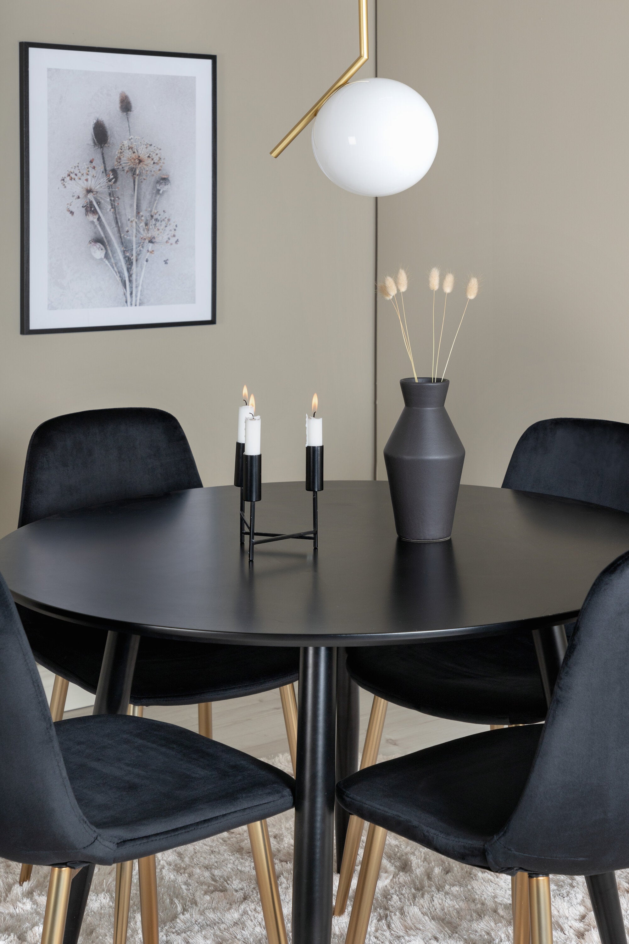 s_gr24138__11 Dining Set Plaza Mit Stühlen Polar Rundes Essgruppen Set