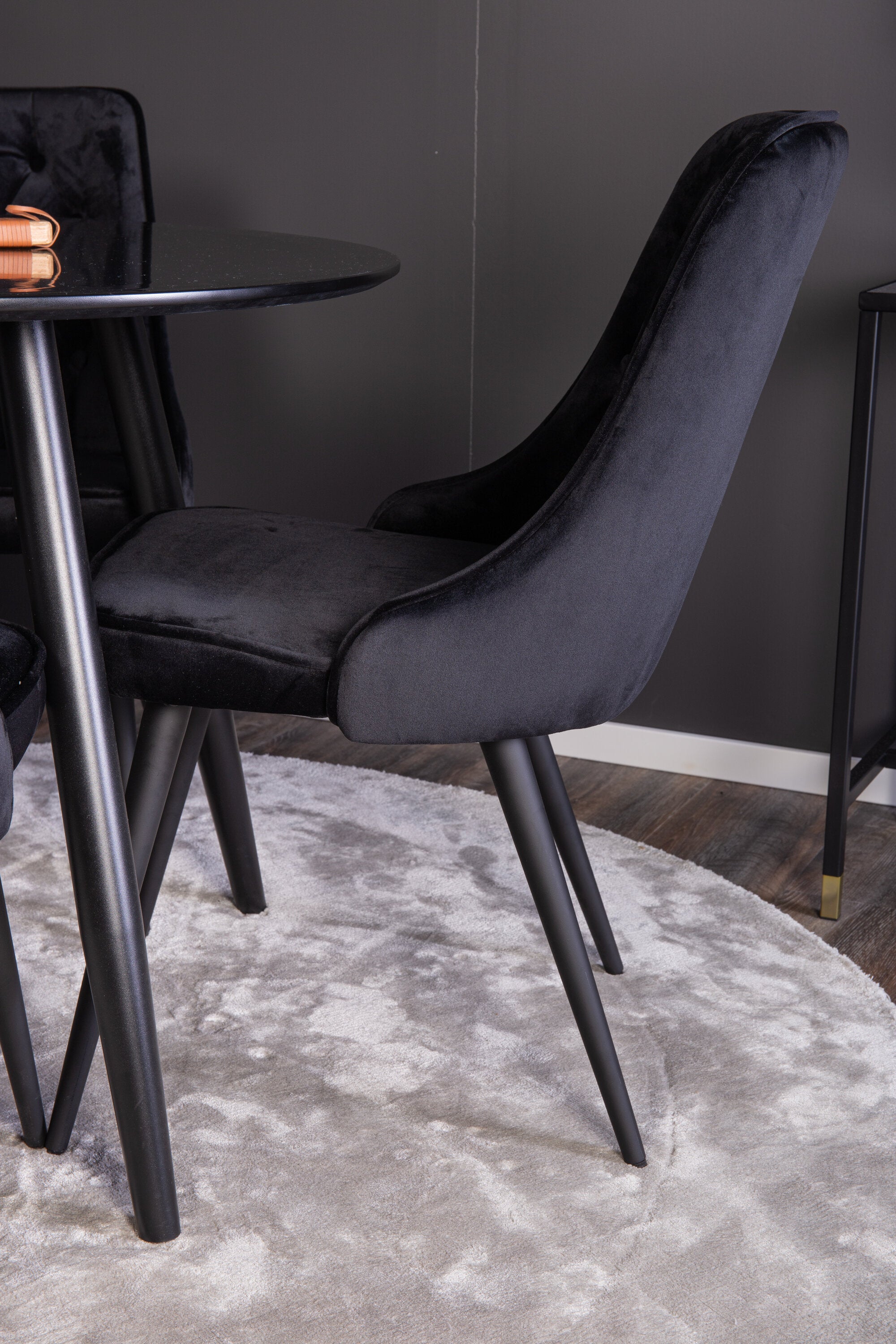 s_gr24142__11 Dining Set Plaza Mit Stühlen Velvet Deluxe Rundes Essgruppen Set