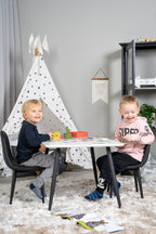 s_gr24151__13 Dining Set Polar Mit Stühlen Polar Rechteckiges Essgruppen Set