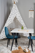 s_gr24152__14 Dining Set Polar Mit Stühlen Polar Rechteckiges Essgruppen Set