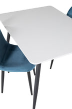 s_gr24152__3 Dining Set Polar Mit Stühlen Polar Rechteckiges Essgruppen Set