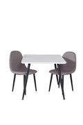 s_gr24153__1 Dining Set Polar Mit Stühlen Polar Rechteckiges Essgruppen Set Default Title