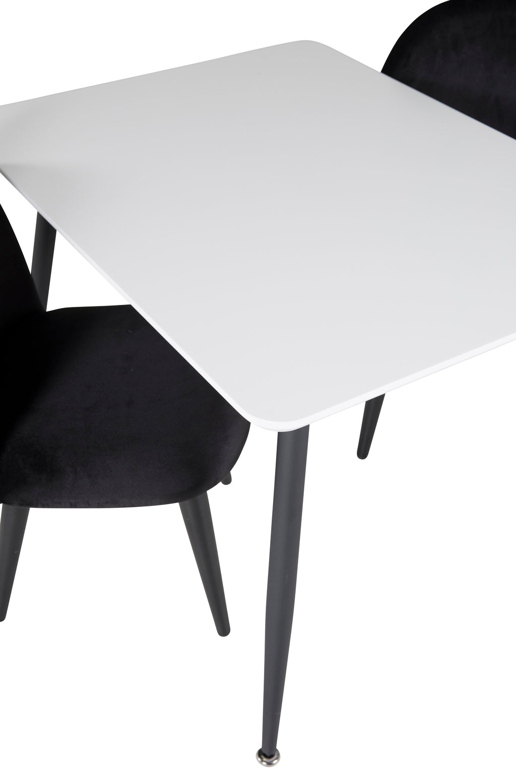 s_gr24154__3 Dining Set Polar Mit Stühlen Samt Rechteckiges Essgruppen Set