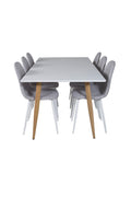 s_gr24189__1 Dining Set Polar Mit Stühlen Polar Rechteckiges Essgruppen Set Default Title